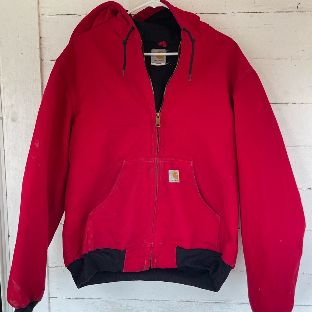 Beautiful Red Carhartt Jacket!!